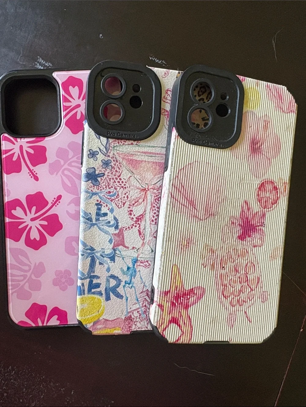 Pink Floral Pattern I-Phone 12 Case - Compatible Protective Cover